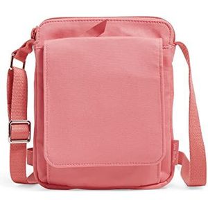 Vera Bradley Iconic RFID Mini Hipster, Signature Cotton, schoudertas voor dames, Rouge Rose - gerecycled katoen, One Size