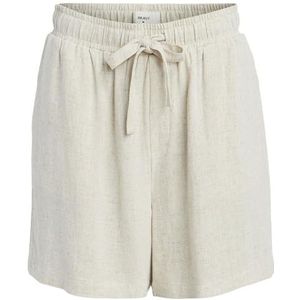 Object Objsanne Hw Wide Shorts Noos voor dames, Zandschaal, 38
