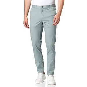 Scotch & Soda Stuart-Regular Slim Fit Twill Broek voor heren, sage, 31W / 34L