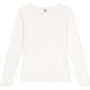 Petit Bateau - Iconisch T-shirt - Lange Mouwen - Wit - Katoen