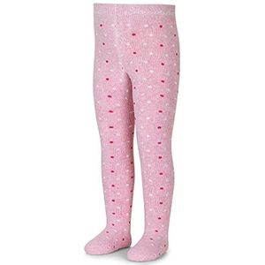 Sterntaler Babymeisjes stippen panty, Roze melange, 74 cm