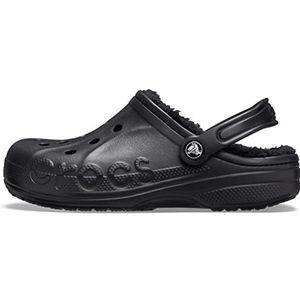 Crocs Clog Baya Lined Clog uniseks-volwassene Klompen , Zwart , 46/47 EU