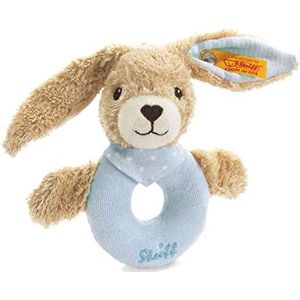 Steiff Hoppel Rabbit Rammelaar Blauw 12 Cm. EAN 237522
