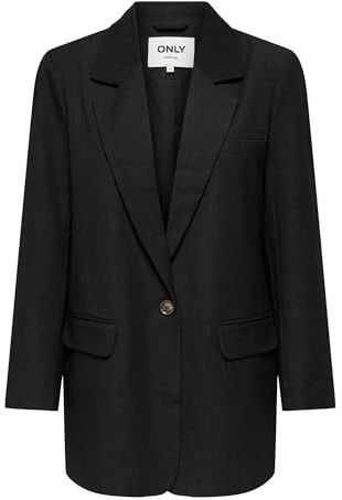 Only - Onlhattie-lana Overs - Blazer - Zwart - Dames