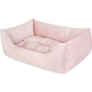 Dandy Dog Magic Velvet Rose Hondenbed, afneembare overtrek en vulling, wasbaar, hoogwaardig fluweel, behaaglijk, robuuste kwaliteit, made in Germany, maat M