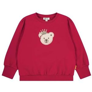 Steiff Sweatshirt EU maat 92 Jester rood, sweatshirt met lange mouwen voor kinderen, pullover met lange mouwen, babybovendeel, ideaal basic shirt, comfortabel en zacht, wasmachinebestendig, jester