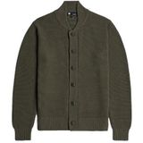 G-STAR Honey Comb Structuur Cardigan Knit, grijs (Asfalt D27108-d631-995), XS