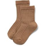 Wheat - Rib - Huissokken - Caramel - Wol