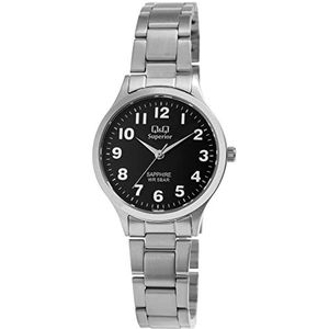 Q&Q Dames analoog digitaal automatisch horloge met armband S7284884, Meerkleurig, Klassiek