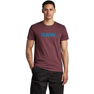 G-STAR RAW Heren Holorn T-shirt, paars (Vineyard Wine 336-D303), XS