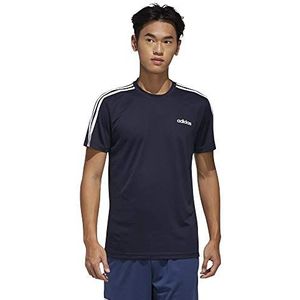 adidas D2M 3-Stripes T-shirt met korte mouwen, heren, Legend Ink/White (Meerkleurig), XL