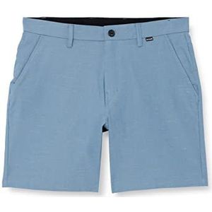 Hurley Heren Dri Cole Stretchband 19' bermuda shorts, medium blauw, 44