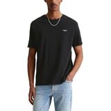 Marc O'Polo - DENIM - T-shirt - Zwart - Katoen - Ronde Hals - Korte Mouwen