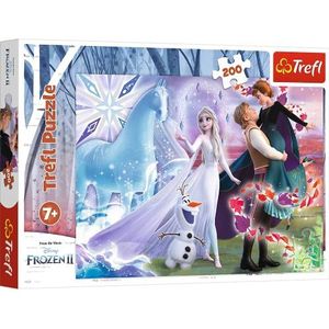 Puzzel Frozen 2 - 200 stukjes (Magische Wereld van de Zusjes)