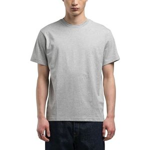 Replay Heren Regular Fit T-shirt van katoen, M08 Light Grey Melange..., L