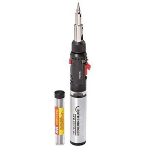 Rothenberger Industrial Hot Pen Piezo, gasolsoldeerbout, 10-delig, in praktische kunststof koffer, 36060