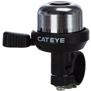 Cateye PB-1000 Wind-Bell Fietsbel, zilver/zwart, één maat