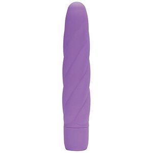 Toyz4Lovers Classico Twirly Vibe siliconen vibrator, violet