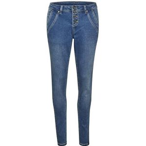 Cream - Rijke Blauwe Denim Jeans - Slim Fit - Dames
