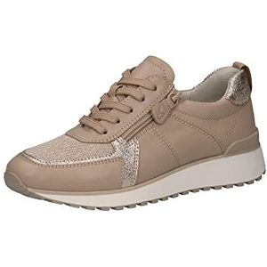 CAPRICE 9-9-23714-20 sneakers voor dames, beige comb, 39 EU, Beige kam., 39 EU