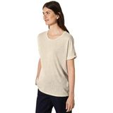 Cecil - Linnen Look Shirt - Beige - Dames