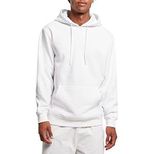Southpole Southpole Square-logo hoodie met capuchon voor heren, wit, M