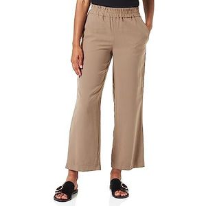 VERO MODA Dames VMCARMEN HR Straight Pant NOOS broek, Snow White, S/32, wit (snow white), 32 NL/S/L