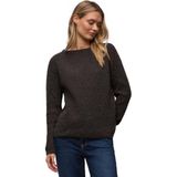 Street One Chenille trui Darkest Brown 36