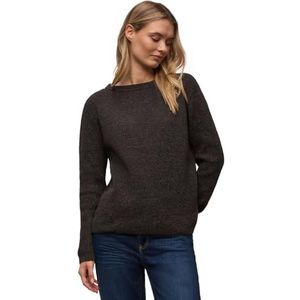 Street One Chenille trui Darkest Brown 36