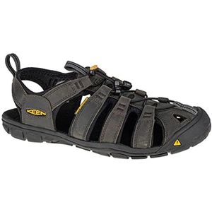 Keen Clearwater CNX Leather Sandalen grijs