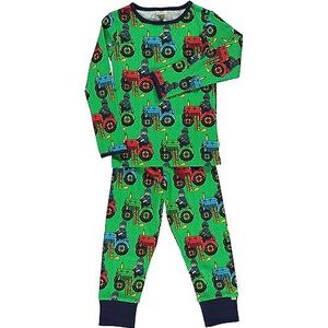 Småfolk Nightwear Tractor, groen, 5-6 Jaar