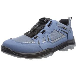 Superfit Jupiter Sneakers voor jongens, Blauw Zwart 8060, 32 EU Breed