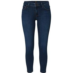 Lee Scarlett Cropped Jeans, voor dames, blauw (Dark Hunter Hw), 29W / 35L