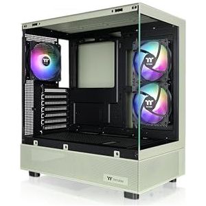 Thermaltake View 270 Plus TG ARGB Matcha Green Mid Tower E-ATX Case; 3x120mm ARGB Fans Included; Support Up to 360mm Radiator; Front & Side Dual Tempered Glass Panel; CA-1Y7-00MEWN-01; 3 Year Warranty