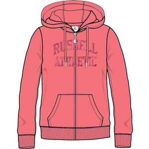 RUSSELL ATHLETIC Dames Zip THR Hoody Sweatshirt