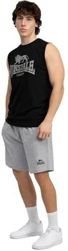 Lonsdale - Claremorris - T-shirt en Shorts Set - Zwart - Normale Passform