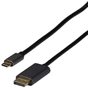 EFB-Elektronik EBUSBC-DP12K.2 videokabel-adapter 2 m USB Type-C DisplayPort Zwart