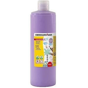 Eberhard Faber 578939 - Vingerverf voor kinderen, kleur lila, inhoud 750 ml, sneldrogend en afwasbaar