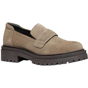 Geox Dames D Iridea A Moccasin, taupe, 35 EU