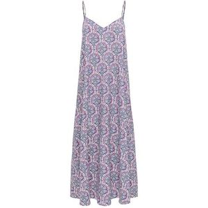 Onlnova Life Vis Roxy Long Dress AOP, Honeysuckle, L