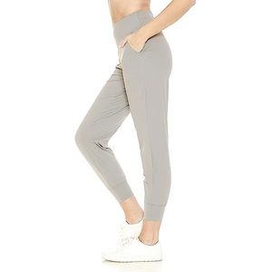Leggings Depot Joggingbroek voor dames, Active Sweatpants, lichtgrijs, groot, lichtgrijs, L