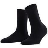 FALKE Dames Sokken Cosy Wool W SO Wol Kasjmier Eenkleurig 1 Paar, Zwart (Black 3009), 35-38