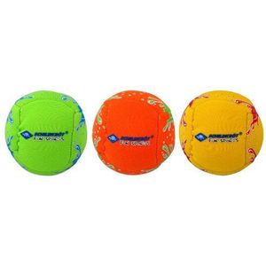 Schildkröt 970181 Funsports Neopreen mini-funballen, 3 mini-ballen om te kiekken, te werpen, te vangen, jongleren, Ø 5 cm, dubbelwandig, gevuld met kunststof granulaat,Rood