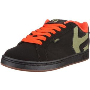 Etnies fader, heren sneakers, Zwart Zwart Zwart Oranje, 41.5 EU