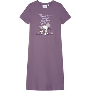 Women'secret Dames Medium Nightdress Multilicense Nostalgia Snoopy Nachthemd, donkerpaars, 36