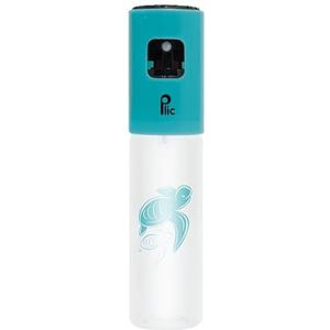 PLIC verstuiver 100 ml ● navulbare sproeiers ● zachte spray, fijne druppels ● vliegtuigformaat ● multifunctioneel ● transparant en blauw