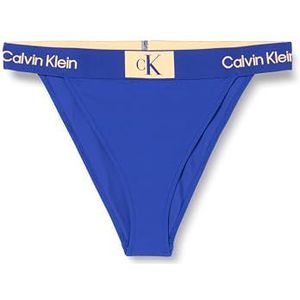 Calvin Klein Dames Cheeky High Rise Bikini, Midnight Lagoon, S, Middernacht Lagoon, S