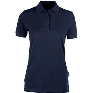 HRM Dames Zware Polo, Navy, Maat 5XL I Premium Dames Poloshirt Gemaakt van 100% Katoen I Basic Polo Shirt Wasbaar tot 60°C I Hoogwaardige & Duurzame Dameskleding I Werkkleding