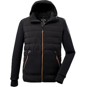 killtec Heren Hybride jack met capuchon KOW 158 MN JCKT, dark anthracite 4XL, 37572-000