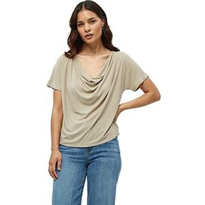 Desires Amalia T-shirt met korte mouwen | Beige T-shirts voor dames VK | Lente T-shirt | Maat M